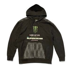 Monster Energy AMA Supercross FIM Championship Y2K Black Hoodie XL